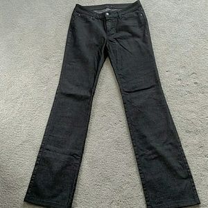 Prana Jada Jeans, black, sz 8, tall inseam (33").